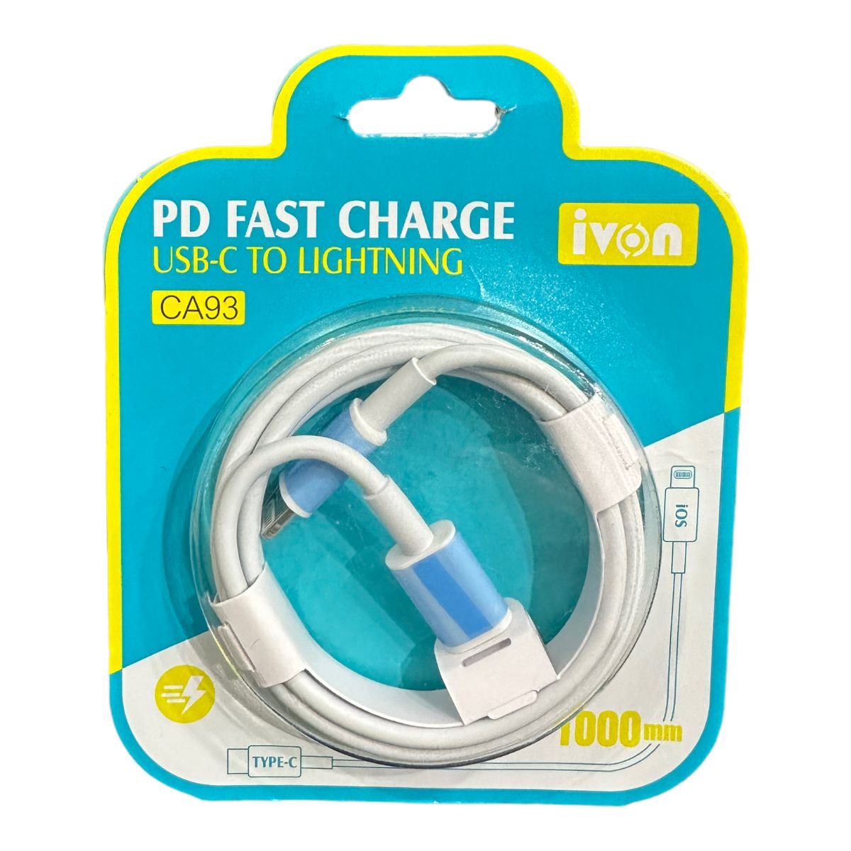 PD Fast Charge USB-C to Lightning (CA93)