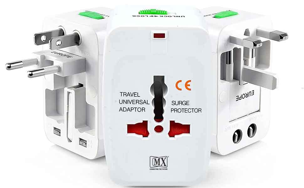 All -In -One Universal Travel Adaptor With 1000mA USB, More than 150 Countries