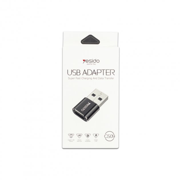 Yesido USB- A to USB-C Connector Adaptor (GS 09)