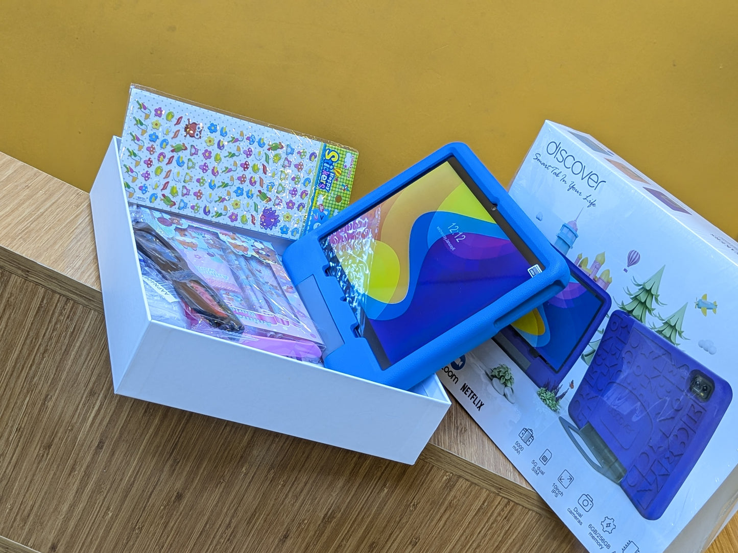 Discover Tablet K100 for Kids Ram 6gb Storage 256gb, Display Size 10 Inches, Dual Sim 5G, Battery Capacity 5000mAh
