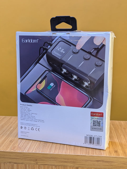 Fast In - Car Charger Splitter (120W)