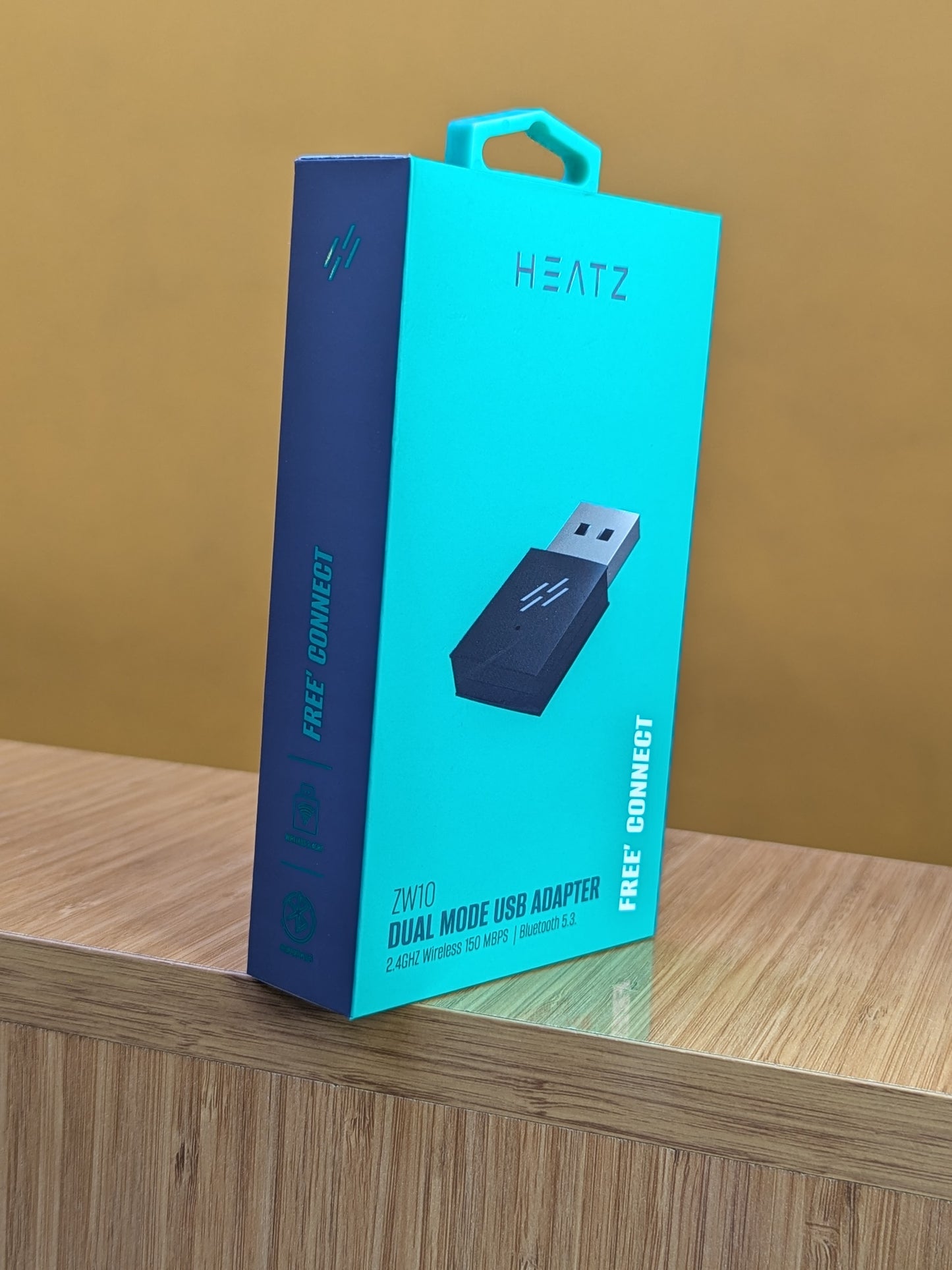 HEATZ Dual Mode USB Adapter Model ZW10, (Bluetooth & WiFi Adapter)