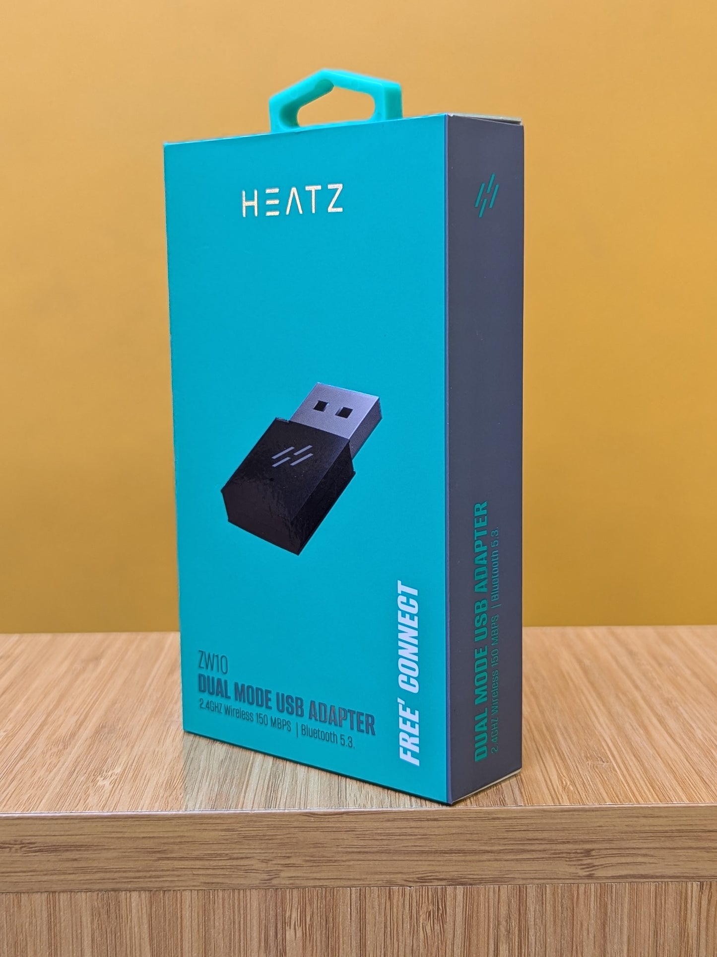 HEATZ Dual Mode USB Adapter Model ZW10, (Bluetooth & WiFi Adapter)