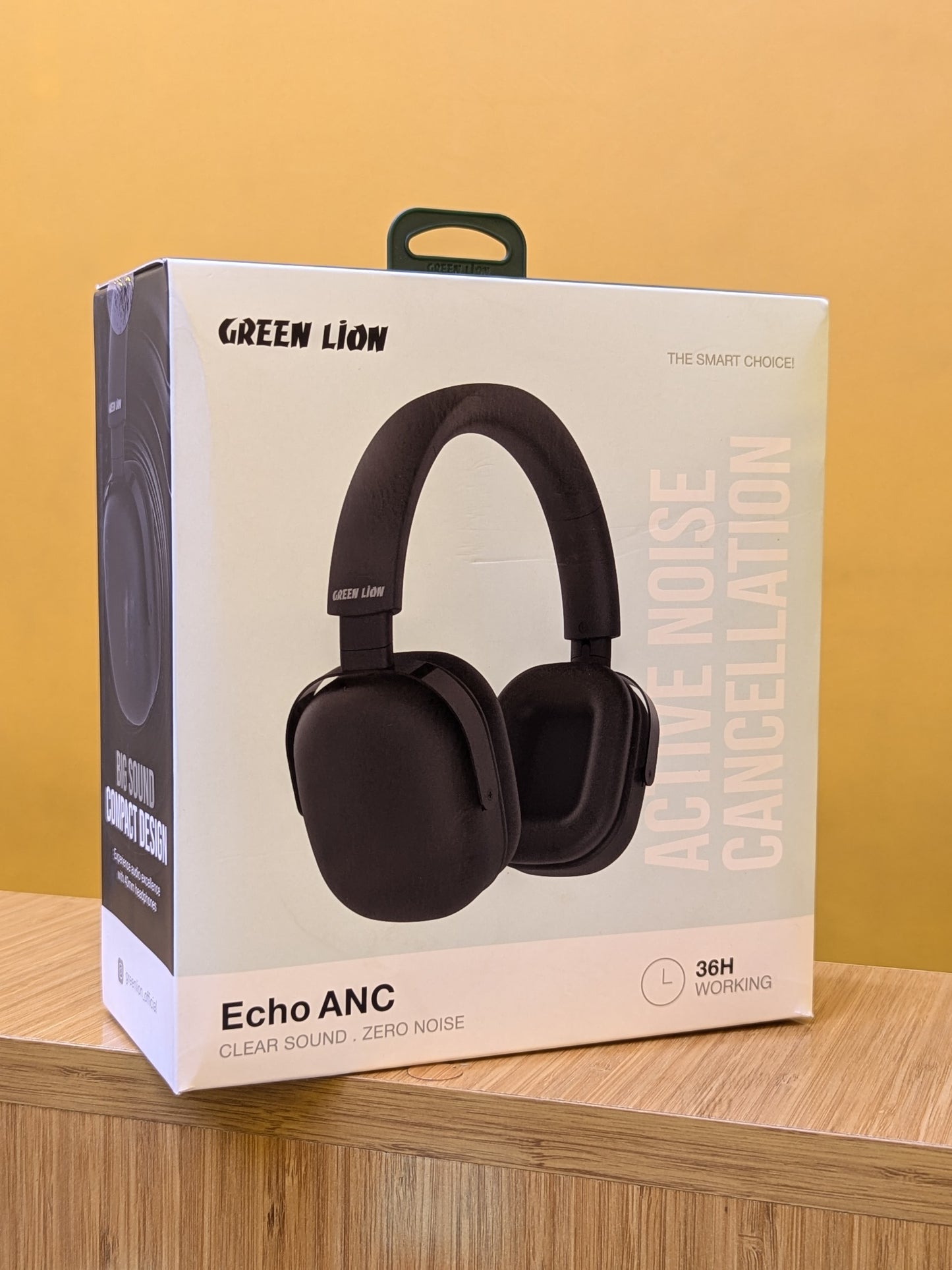 Green Lion bluetooth headphone Echo ANC, Clear Sound Zero Noise