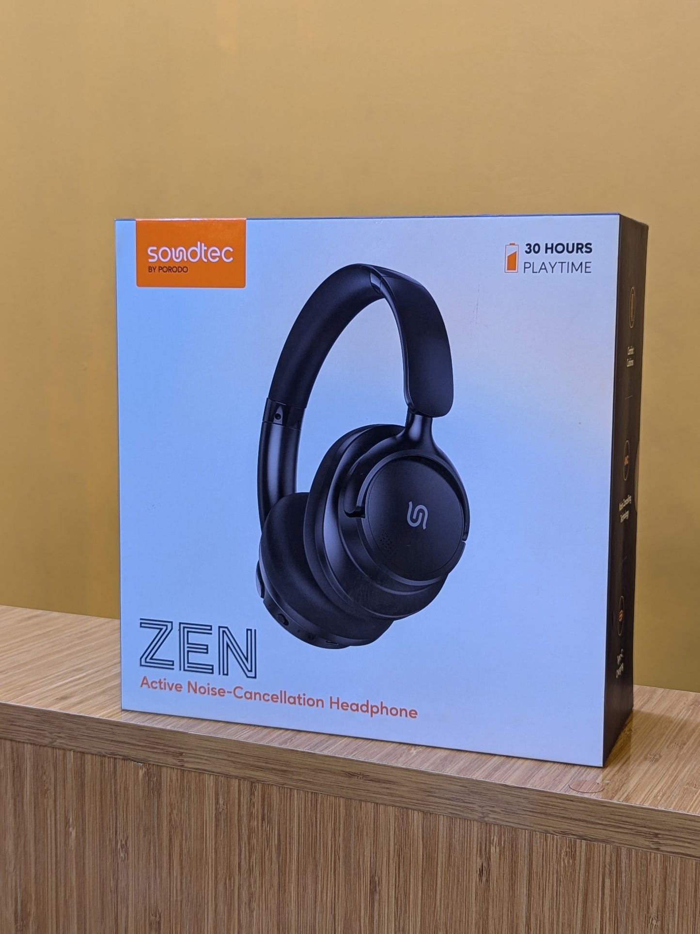 ZEN Active Noise Cancellation headphone Soundtec by PORODO.
