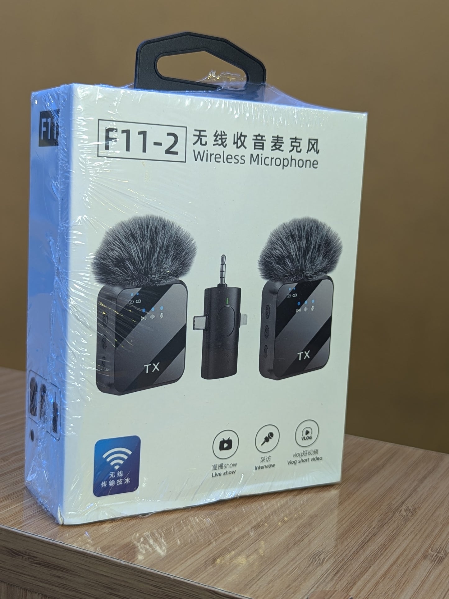 Wireless Microphone F11-2 Dual mic