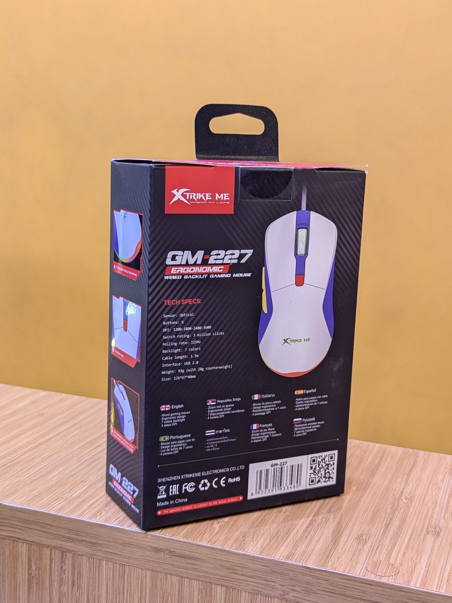 ERGONOMIC Wired Backlight Gaming mouse GM 227