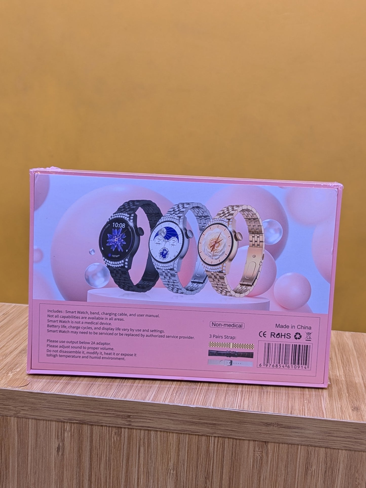 modio ladies SmartWatch ROSE-1 3traps