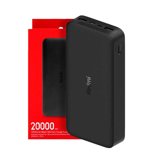 Original (MI)Redmi: Power Bank 20000mAh; power 18W Fast charging