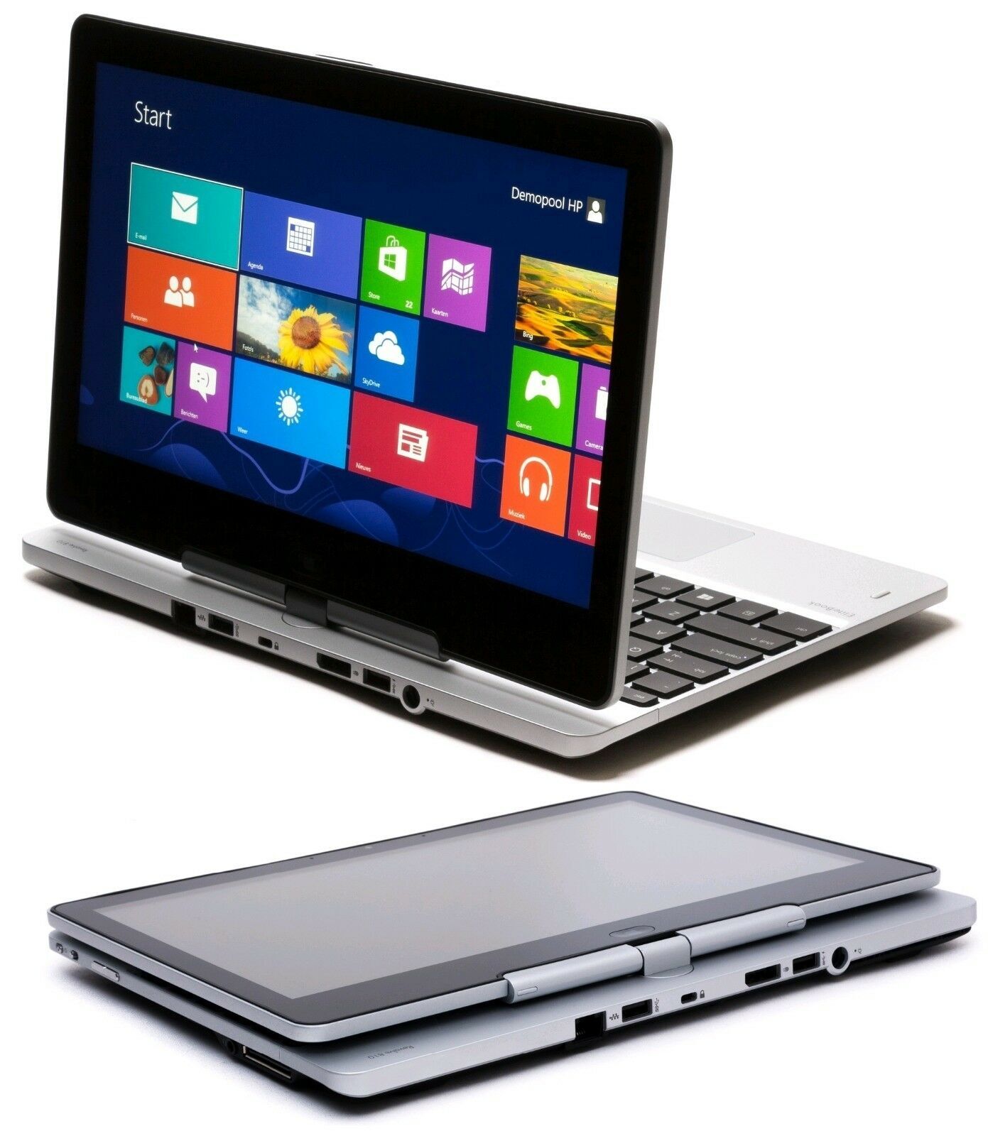 HP Revolve 810 G3, Core i5, Ram 8 GB, SSD 256 GB, Touchscreen, 360° Drehung