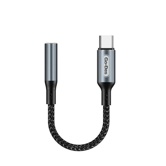 Type-C e to AUX Connector🎧. :Go-Des™
