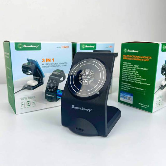 SmartBerry: CW01 Wireless Charger :airpods,mobile phones and smart watches