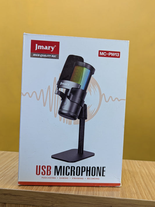 Jmary Usb Microphone MC-PW13 (podcast mic,gaming mic,streaming mic and recording mic)