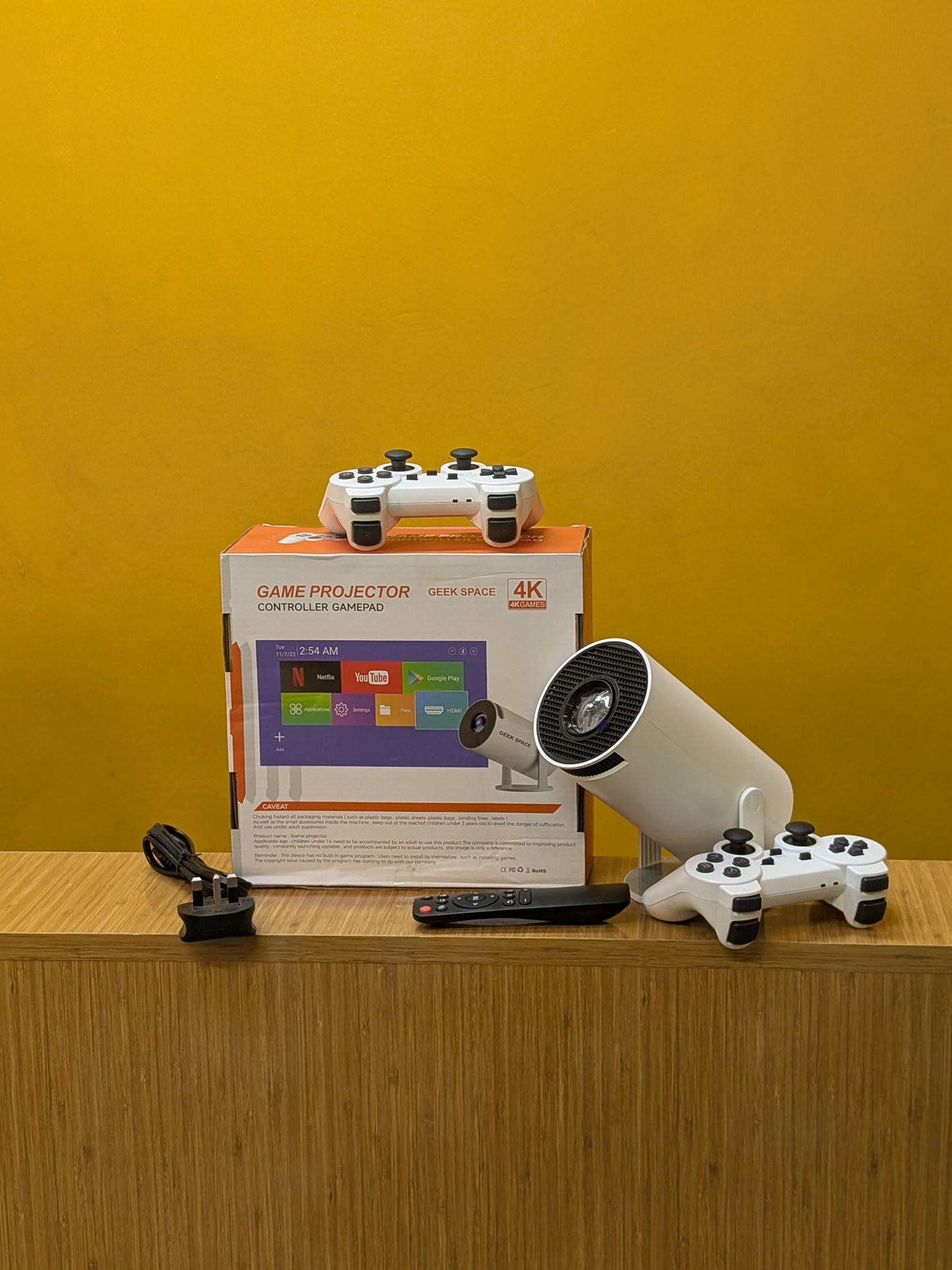 Game Projector GEEK SPACE, X10 Plus, 4K