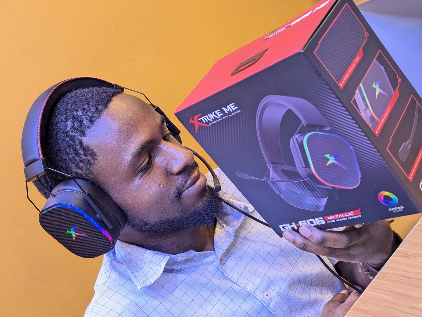 EXTRIKE ME Metalic wired Gaming Headset GH-606