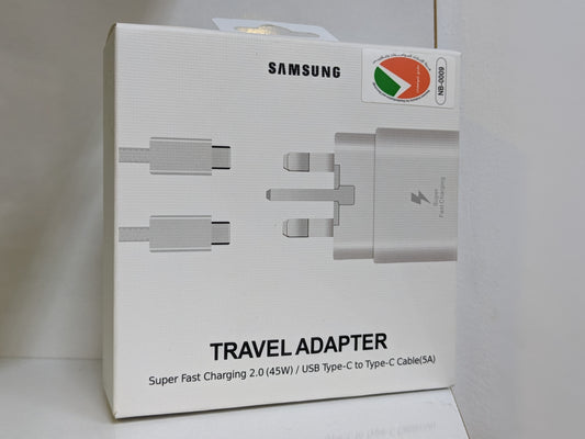 Samsung 45W Type C Charger : super fast charging: compartible to all type c devices