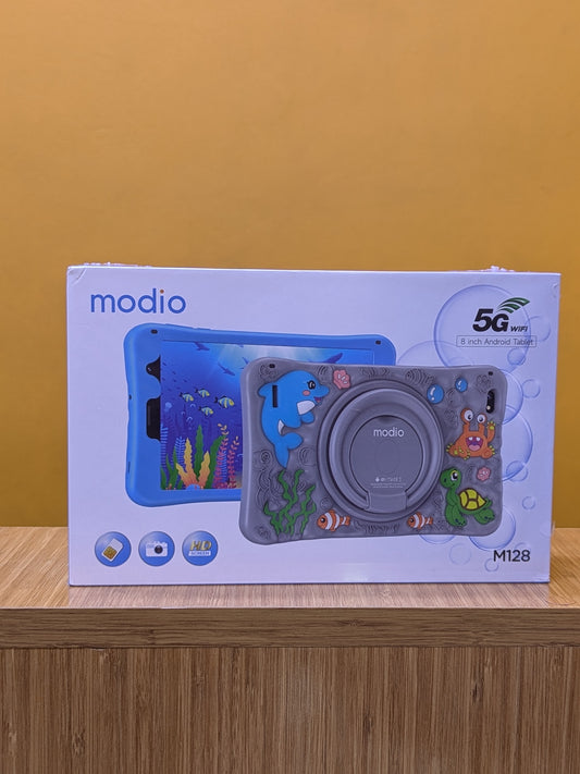 modio kids Tablet M128 Ram 6GB Storage 256gb 5G sim card Screen Size 8"
