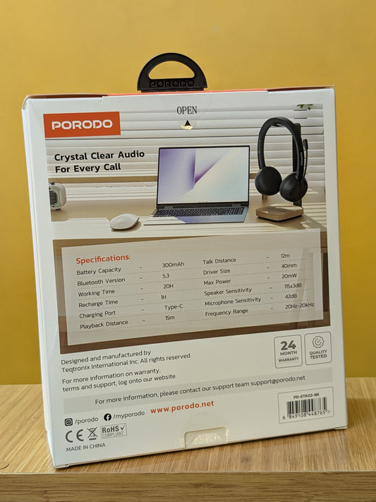 PORODO Office Wireless Headset