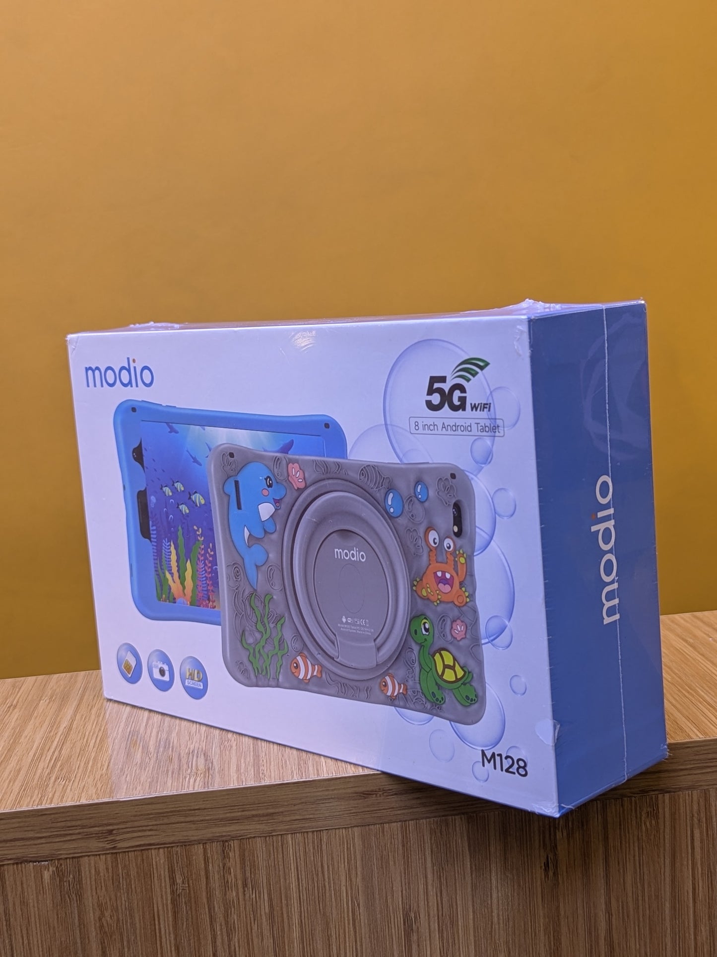 modio kids Tablet M128 Ram 6GB Storage 256gb 5G sim card Screen Size 8"