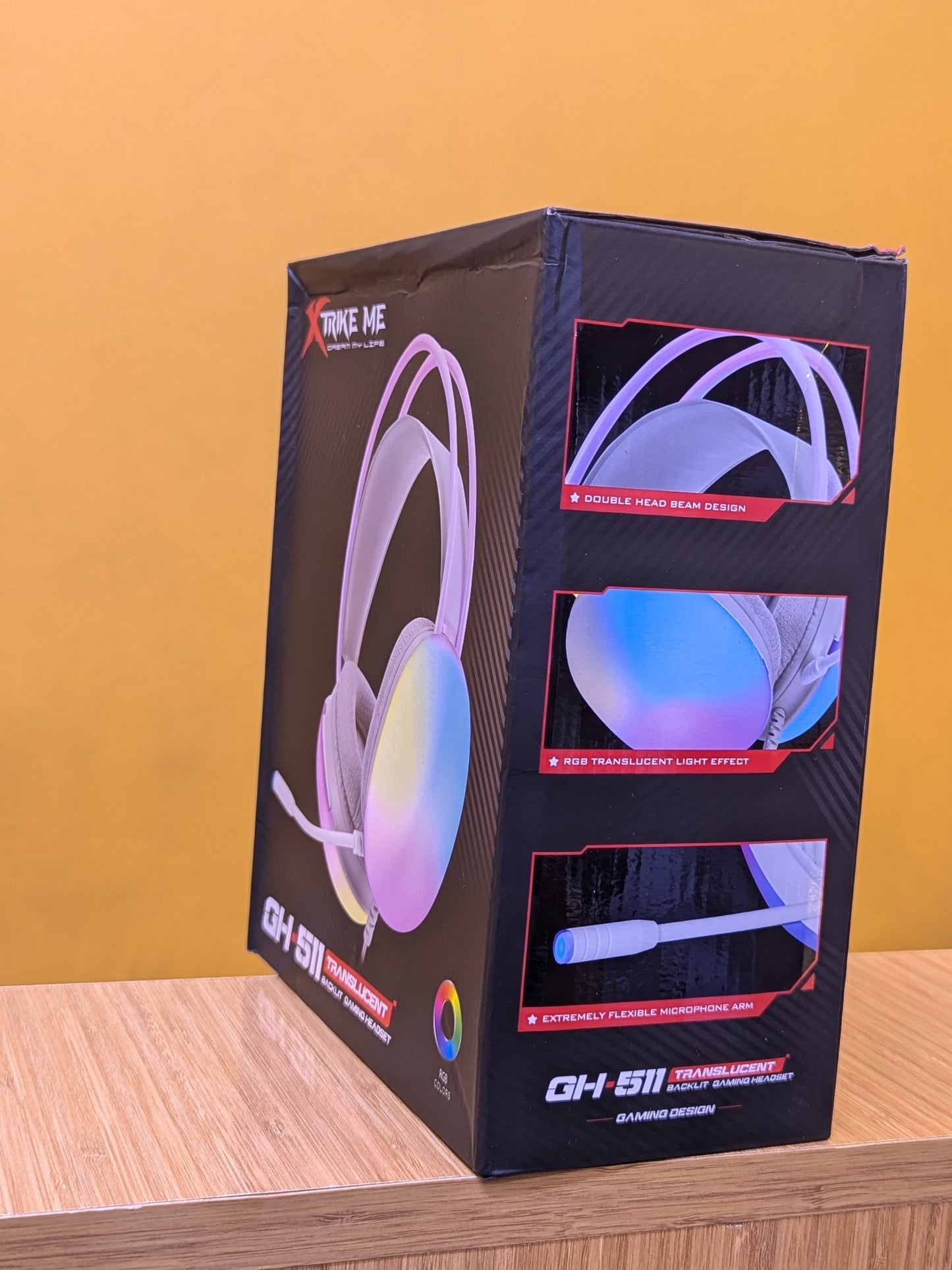 EXTRIKE ME Translucent Backlit Gaming headset GH-511