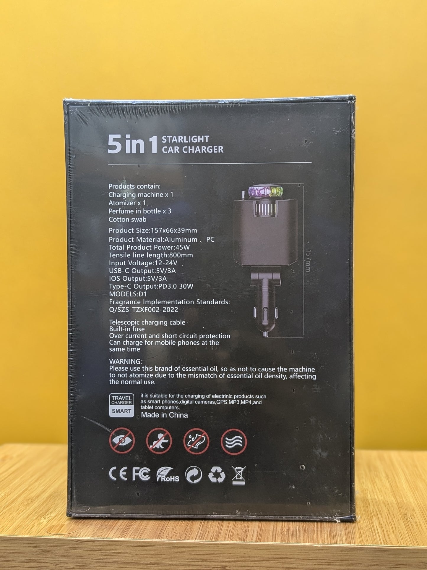 Starlight Car Fast Charger 5 in 1