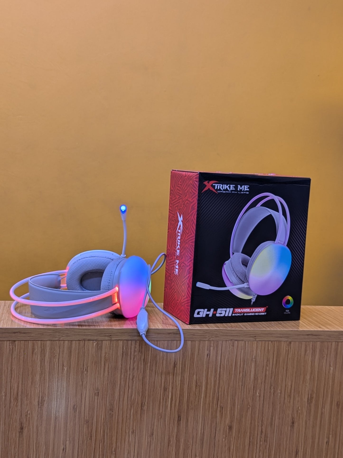 EXTRIKE ME Translucent Backlit Gaming headset GH-511