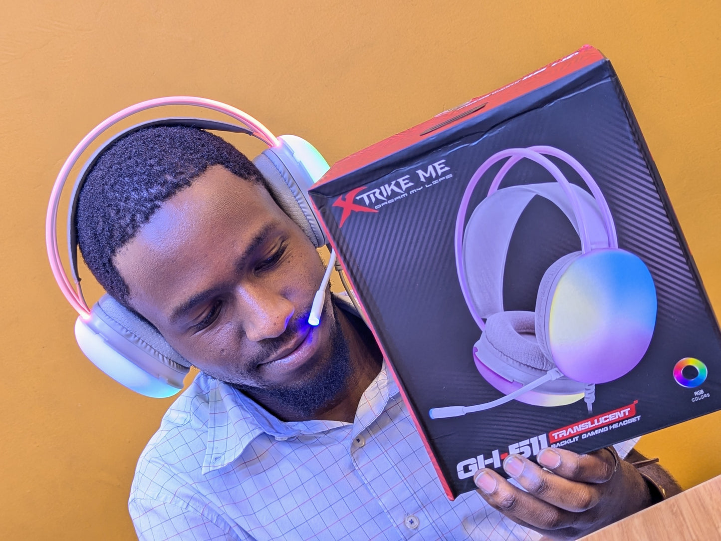 EXTRIKE ME Translucent Backlit Gaming headset GH-511