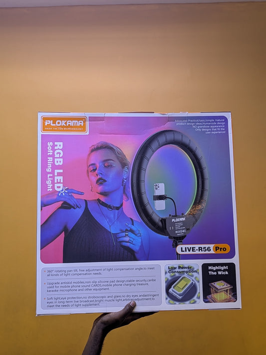 Soft Ring Light RBG LED Live-R56 Pro