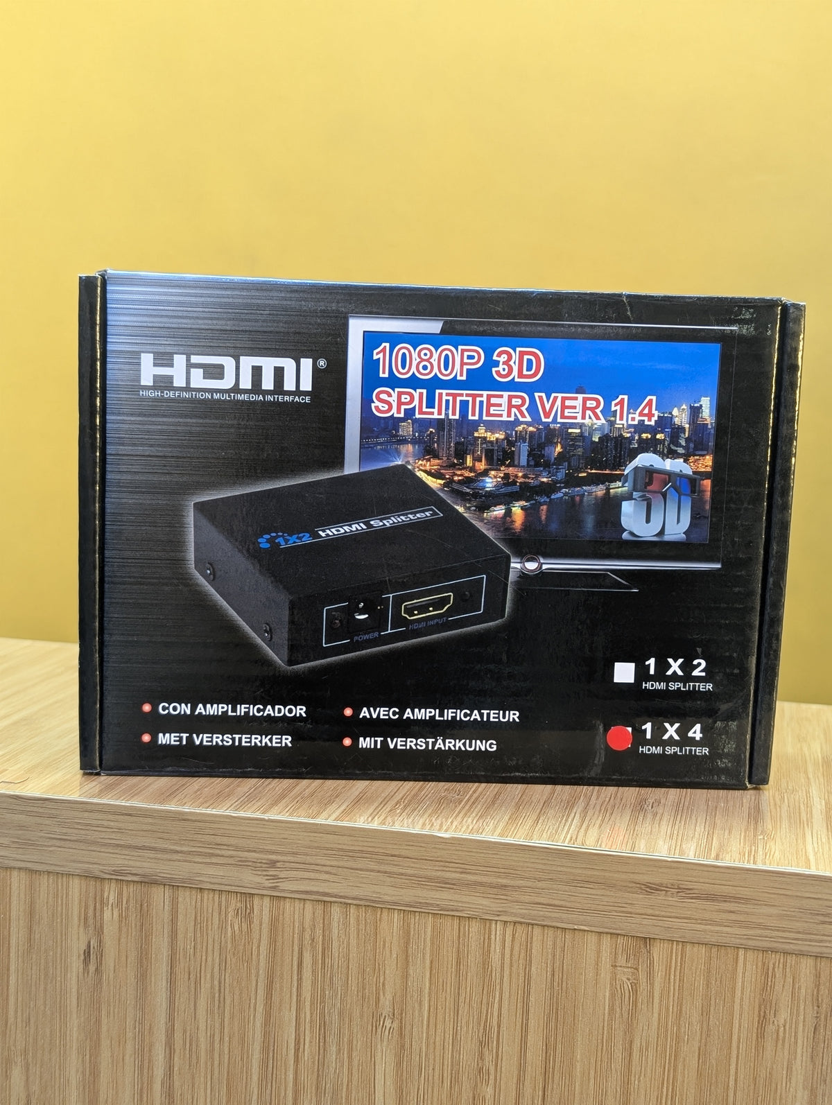 HDMI Splitter 1 x 4 (1 i'nput 4 Output HDMI)