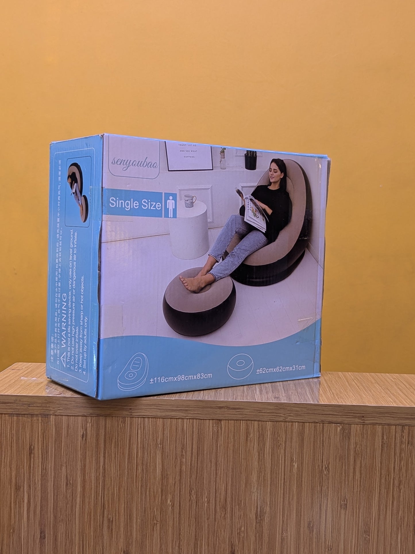 Air Sofa With Its pump