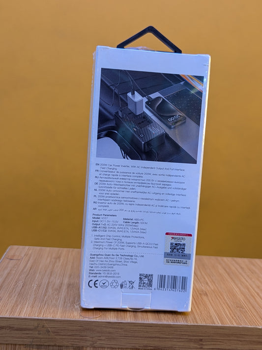 yesido Car Inverter 200W (VC 07)