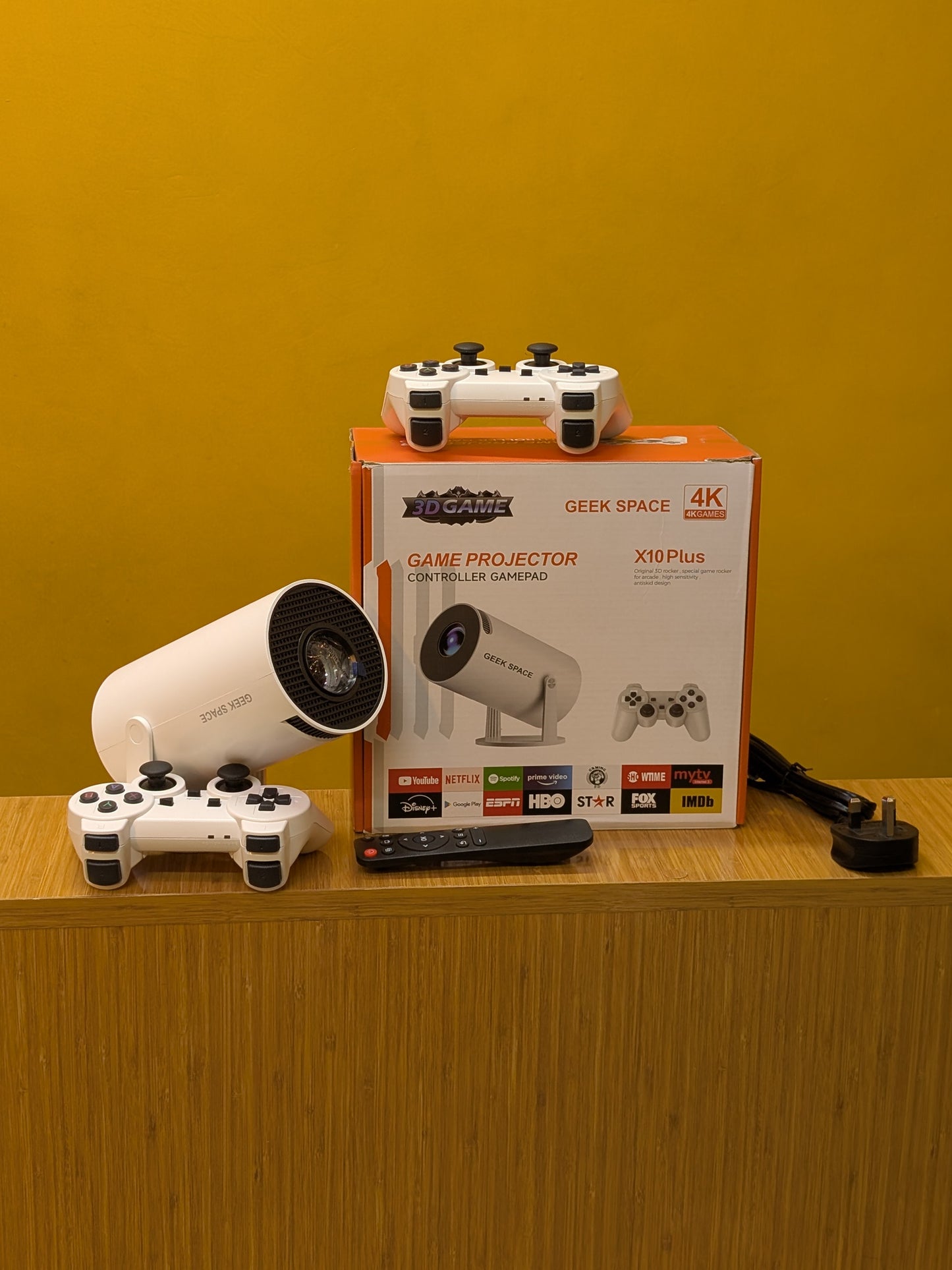 Game Projector GEEK SPACE, X10 Plus, 4K