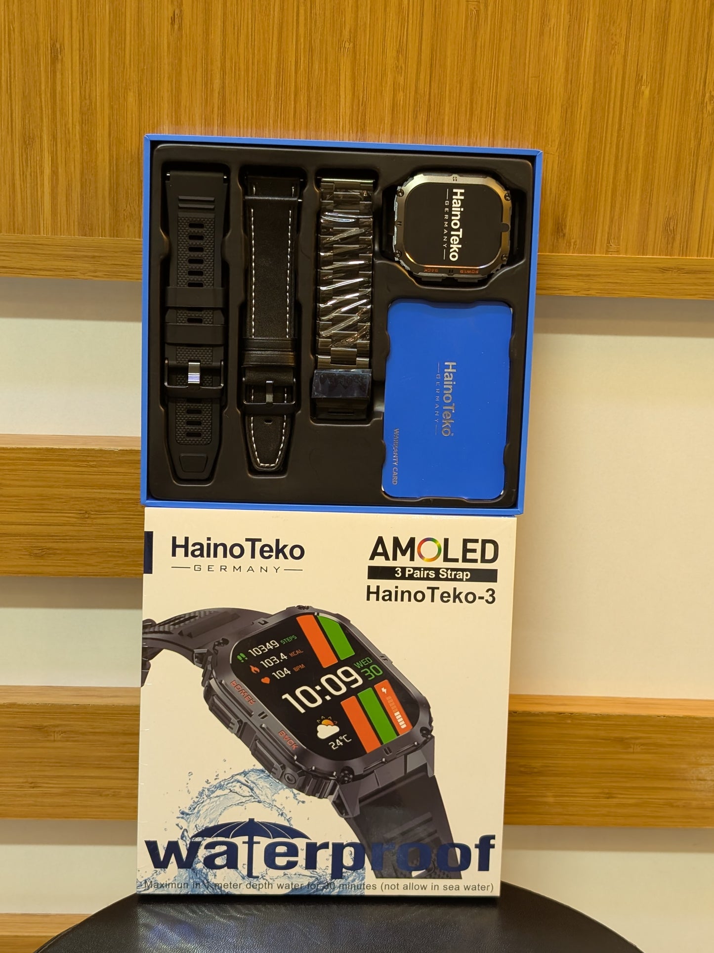 HainoTeko SmartWatch (Waterptroof), AMOLED