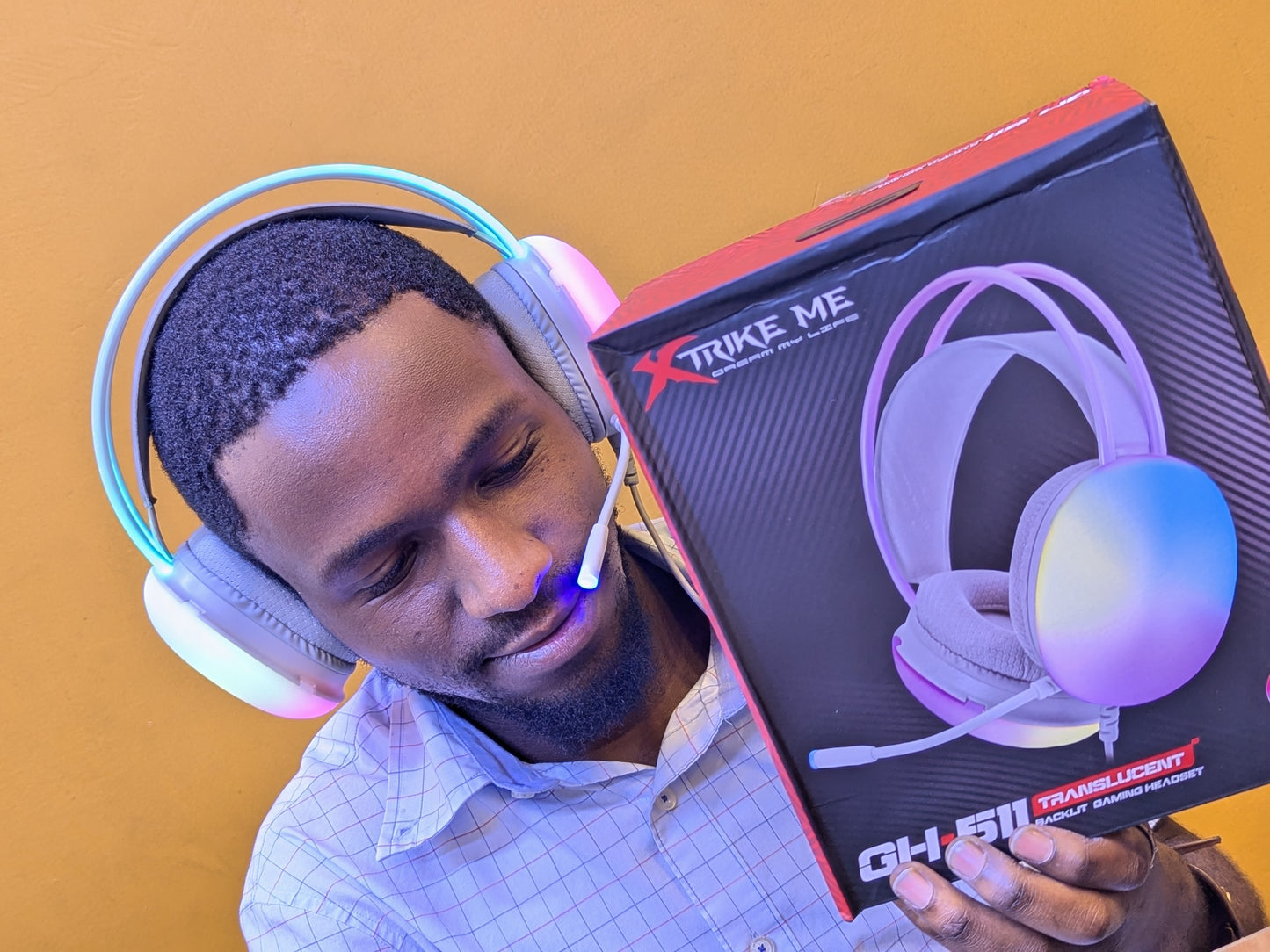 EXTRIKE ME Translucent Backlit Gaming headset GH-511