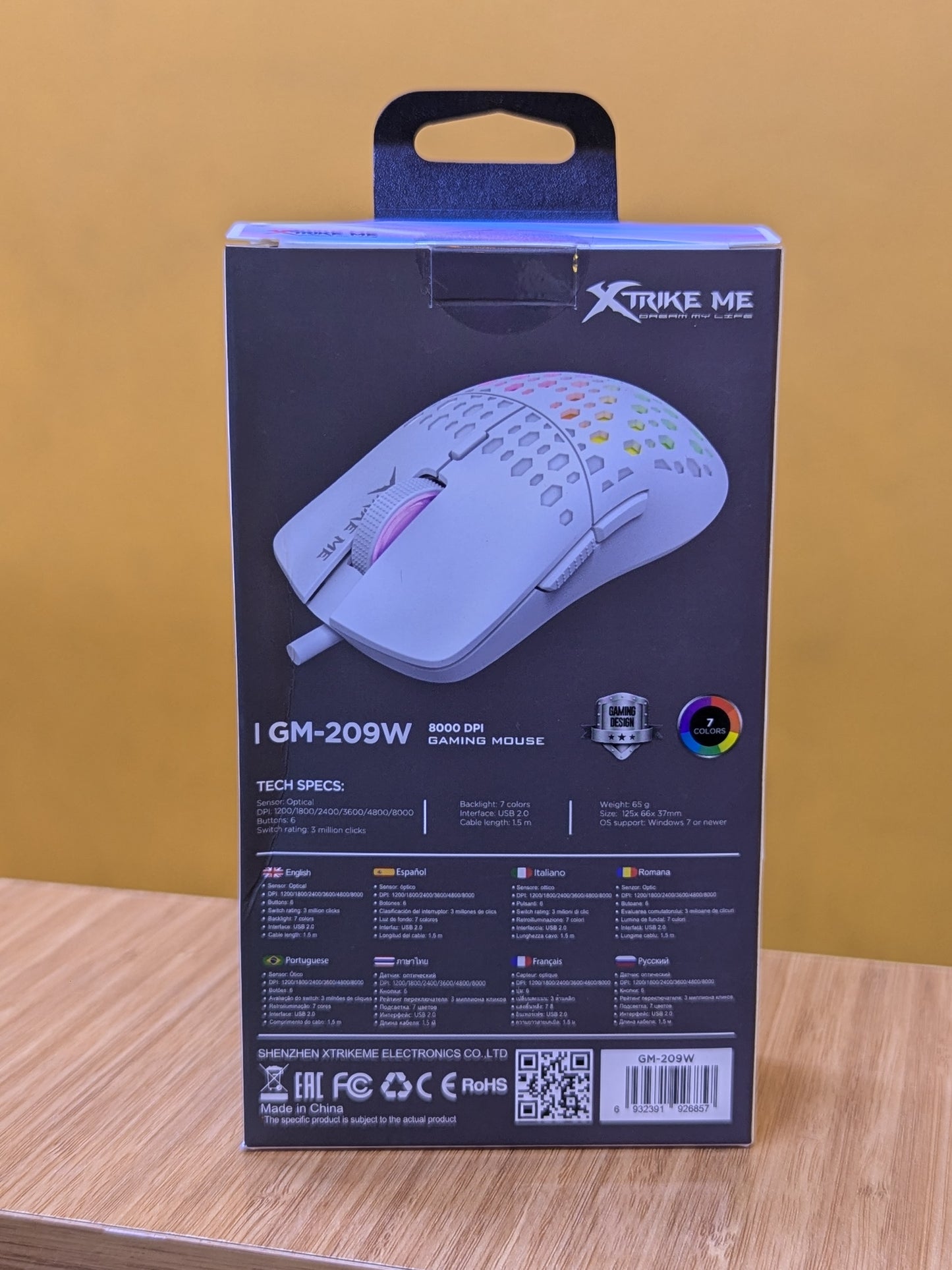 XTRIKE ME Wired Gaming Mouse GM-209W