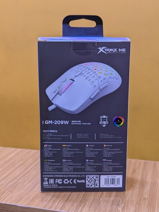 XTRIKE ME Wired Gaming Mouse GM-209W
