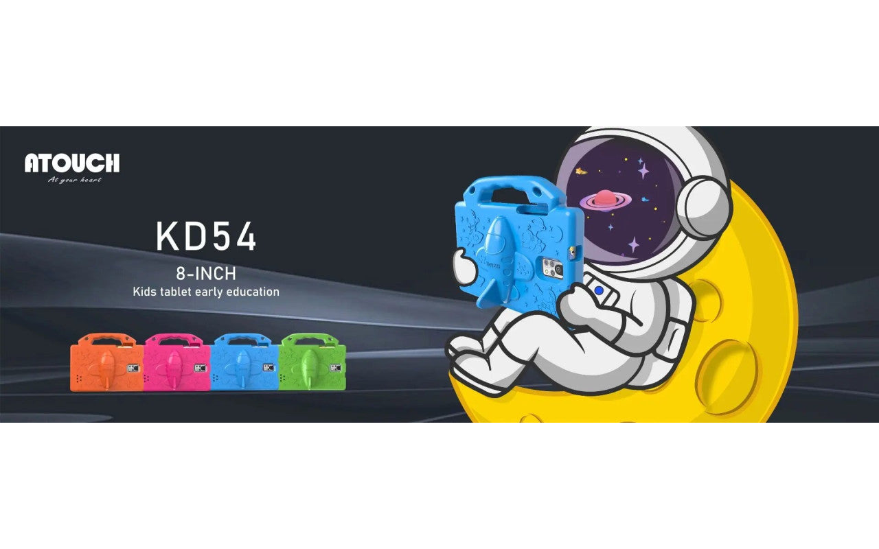 Atouch KD54 Kids Tablet 8GB RAM + 256GB ROM