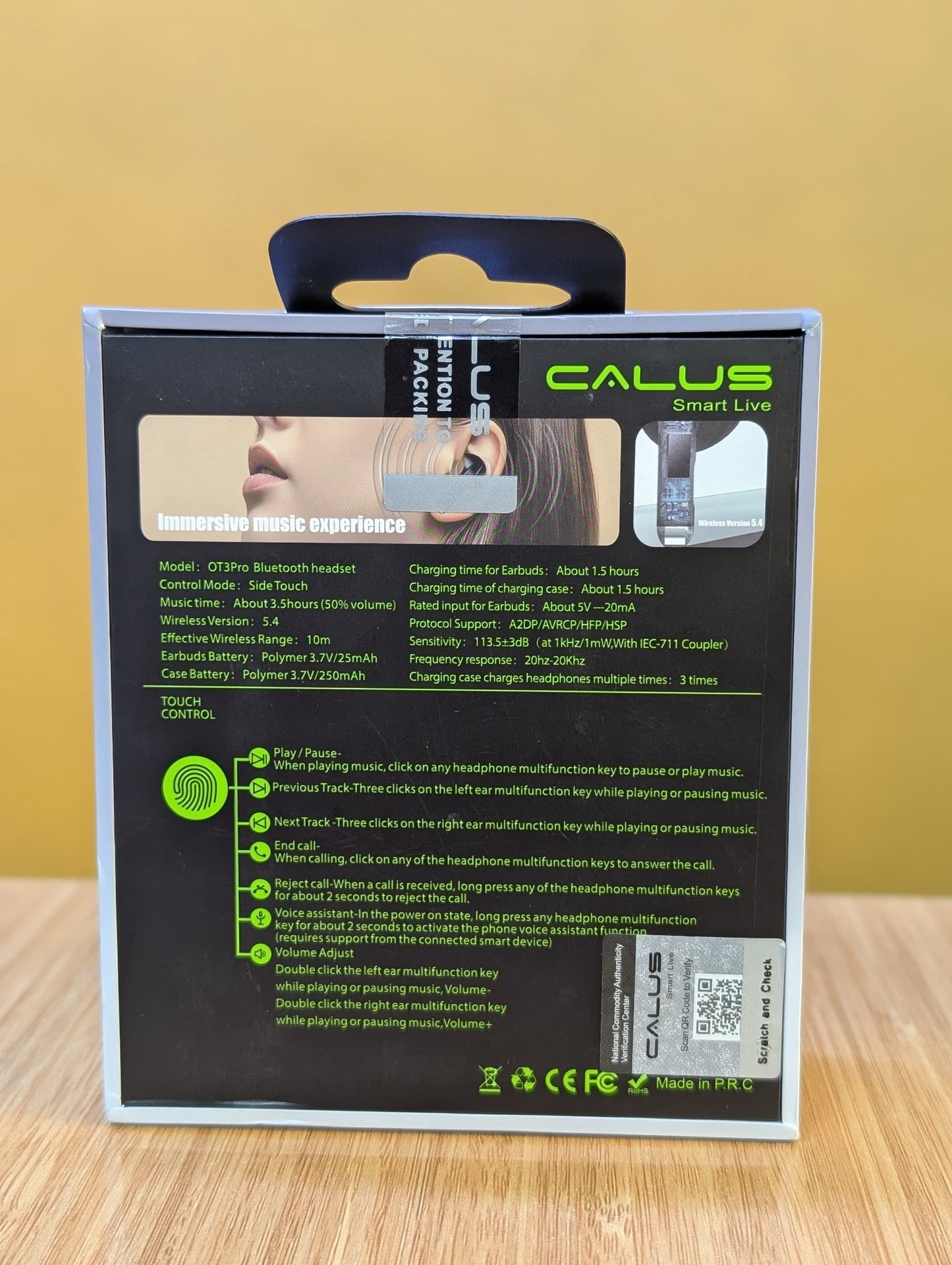 CALUS OT3 Pro Wireless Earbuds