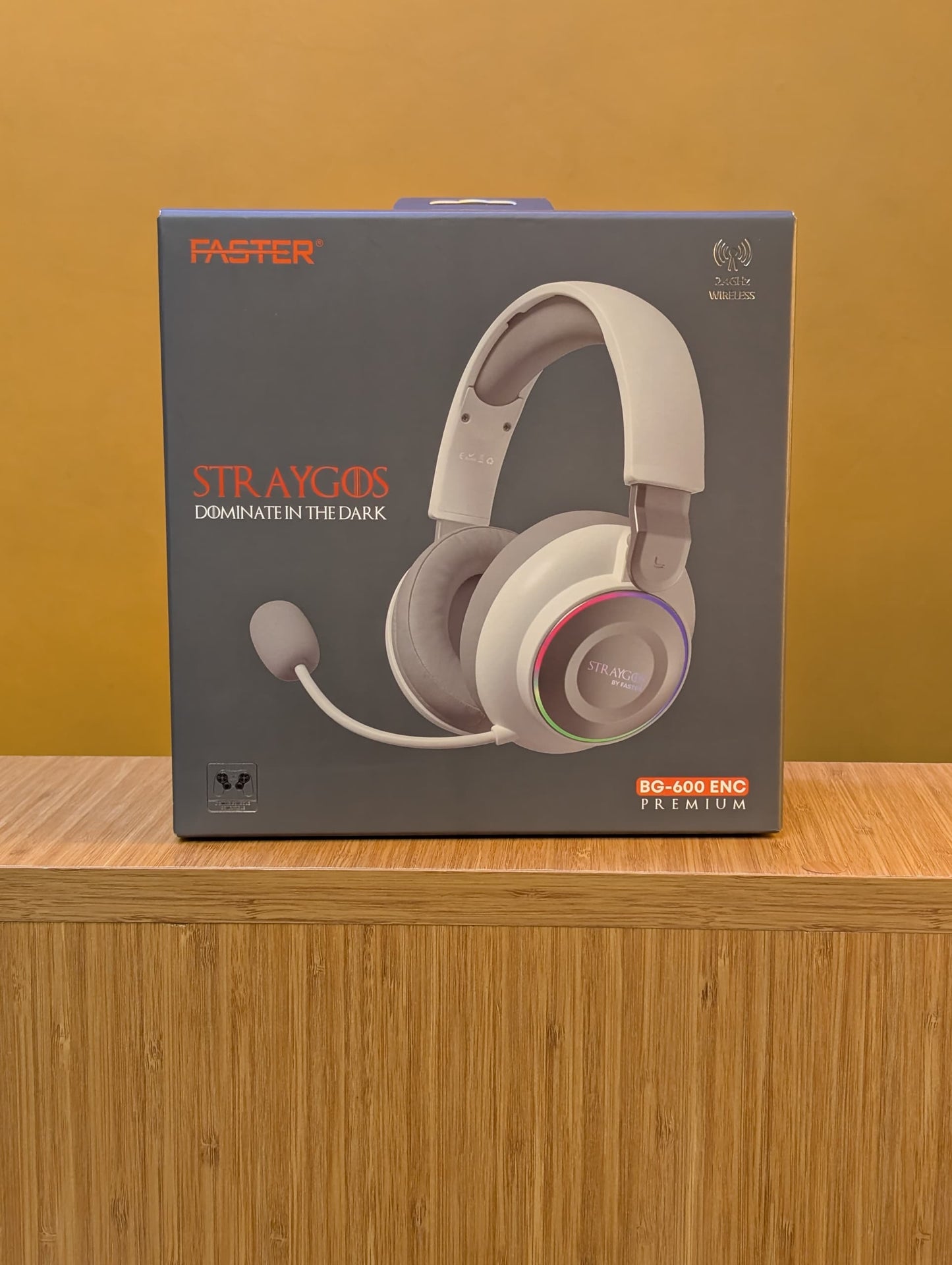 FASTER BG600 STRAYGOS WIRELESS GAMING HEADHONES
