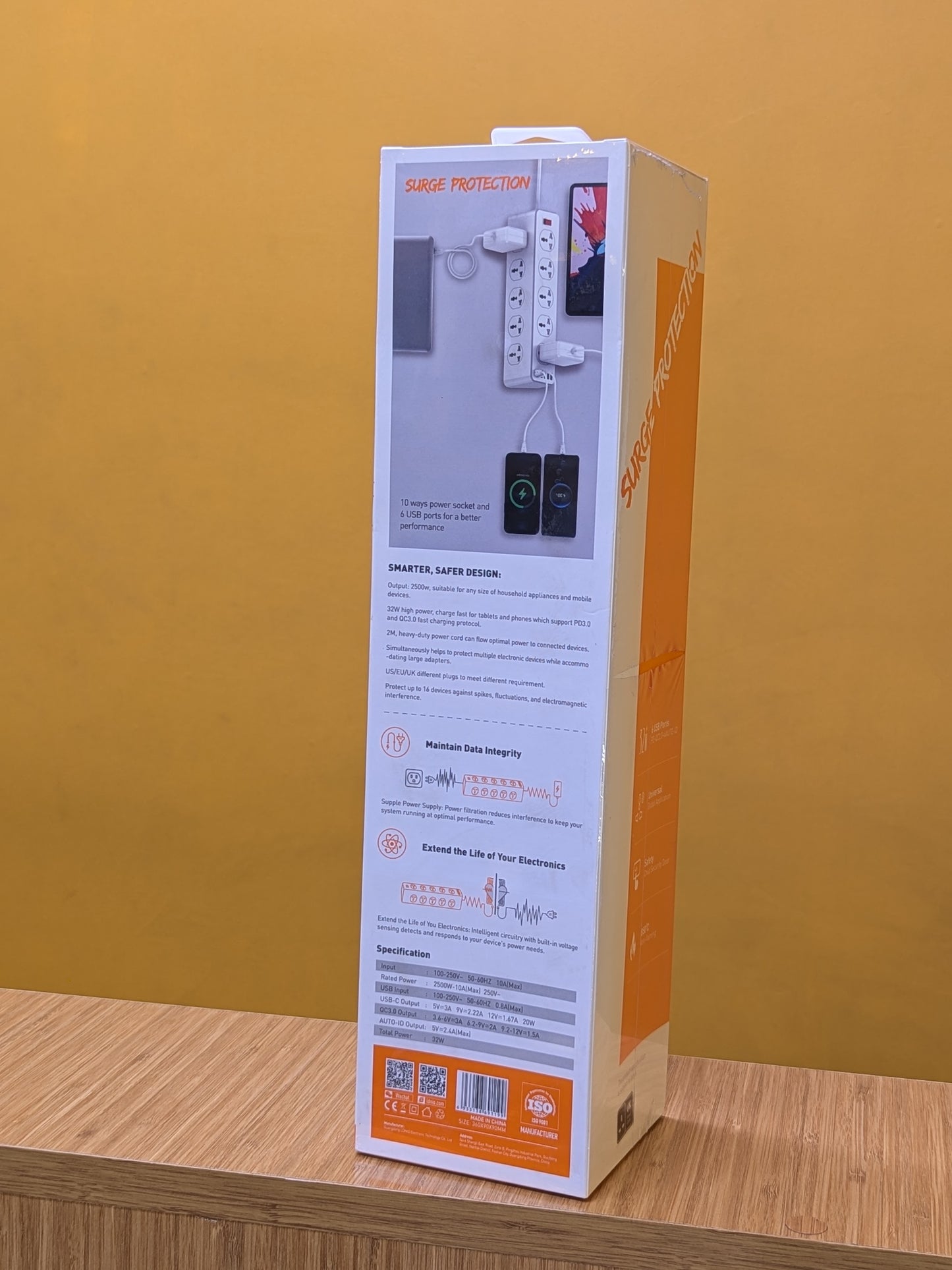 LDNIO; Surge Protection Extension Cable