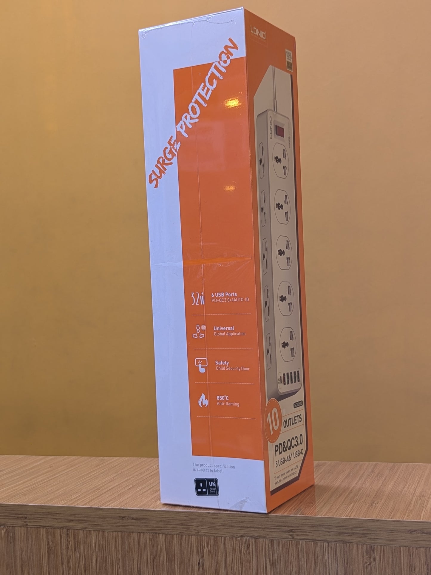 LDNIO; Surge Protection Extension Cable