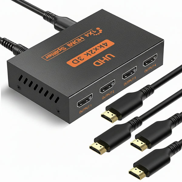 HDMI Splitter 1 x 4 (1 i'nput 4 Output HDMI)
