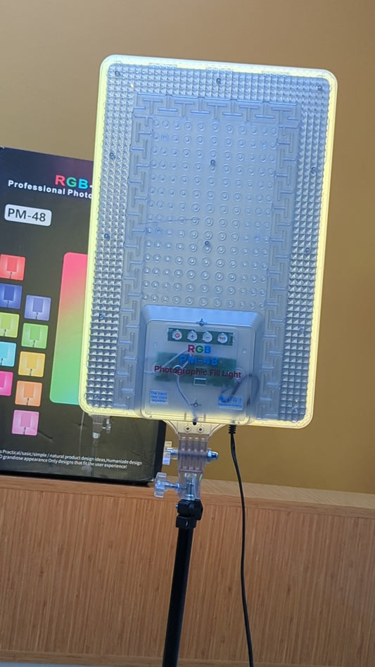 Professional photography Fill Light, RBG  LED,  PM-48