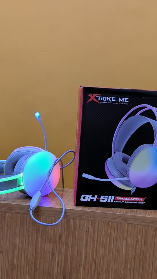 EXTRIKE ME Translucent Backlit Gaming headset GH-511