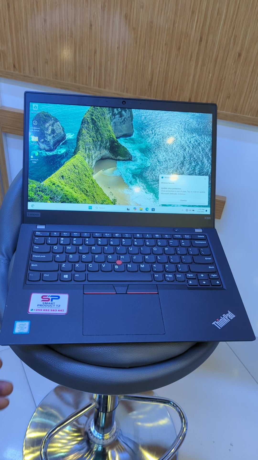 Lenovo thinkpad X390 Core i5 Ram 8GB SSD 256GB 8th Gen touchscreen