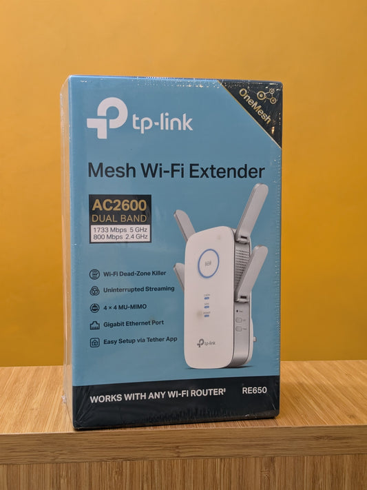 Tp -link Mesh Wi-Fi  Extender, AC2600 Dual Band, RE650