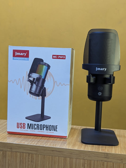 Jmary Usb Microphone MC-PW13 (podcast mic,gaming mic,streaming mic and recording mic)