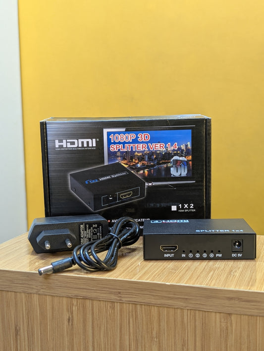 HDMI Splitter 1 x 4 (1 i'nput 4 Output HDMI)