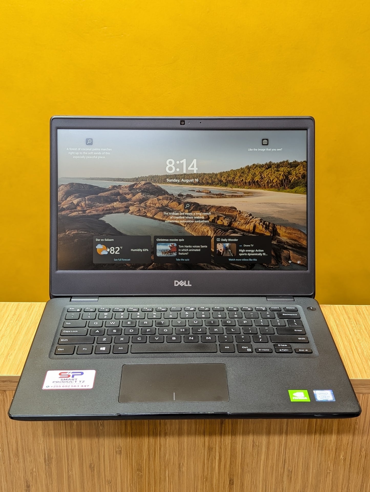Dell Latitude 3400 Core i7 Ram 16gb SSD 256gb Graphics Card Invidia MX130 2Gb  8th generation Gaming Laptop Display 14"