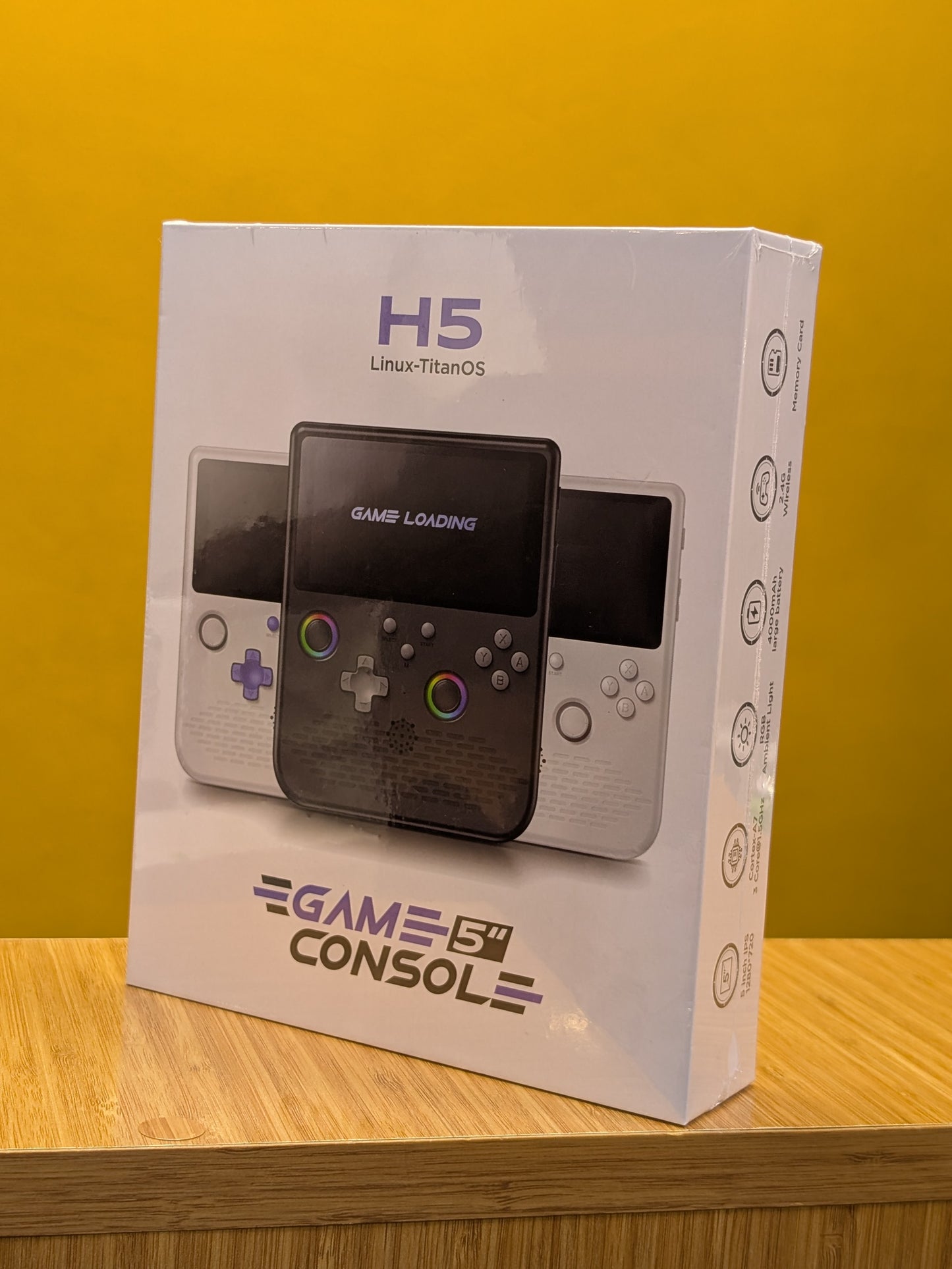 GAME 5" CONSOLE, A variety of simulator games